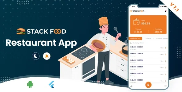 StackFood Multi Restaurant 7.3 Nulled – Food Ordering Restaurant App