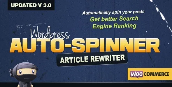 WordPress Auto Spinner Articles Rewriter