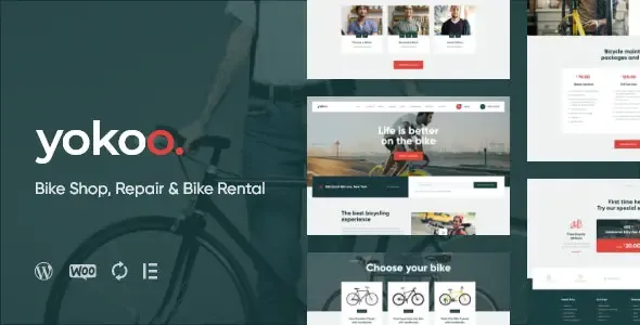 Yoko Bike Shop & Rental WordPress Theme