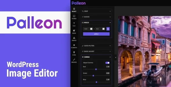 Palleon – WordPress Image Editor v3.8.1 Nulled