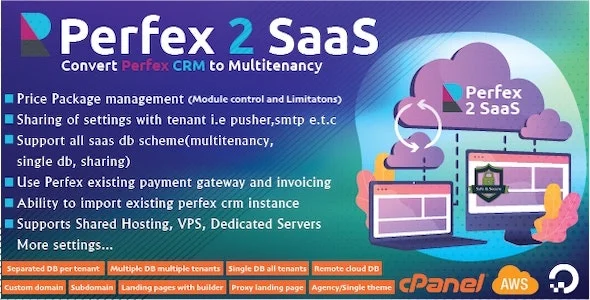 Perfex CRM SaaS Module v0.1.6 Free Download – Transform Your Perfex CRM into a Powerful Multi-Tenancy Solution