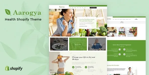 Aarogya – Healthcare Nutrition and Wellness Shopify Theme [27 April 2023] Free Download