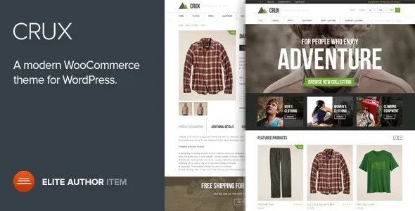 Crux A modern and Lightweight WooCommerce Theme