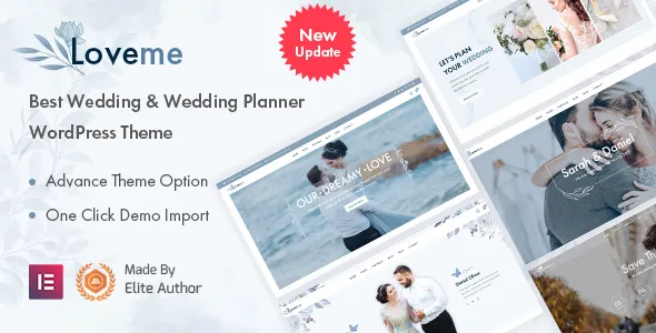Loveme Wedding & Wedding Planner WordPress Theme