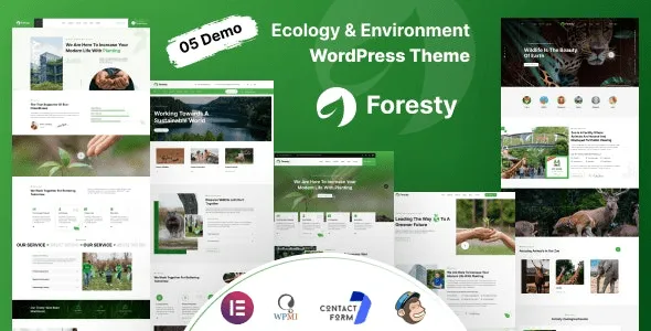 Foresty Charity and Ecology WordPress Theme