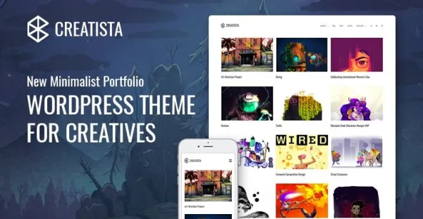 MotoPress Creatista Creative Portfolio WordPress Theme