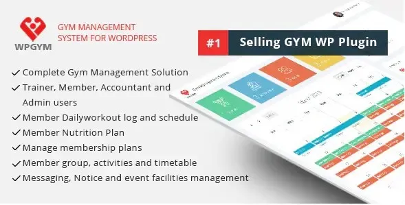 WPGYM WordPress Gym Management System