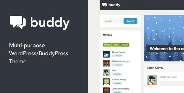 Buddy Theme (v2.23) Simple WordPress & BuddyPress Theme