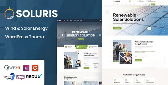 Soluris v1.0.8 Ecology & Solar Energy WordPress Theme